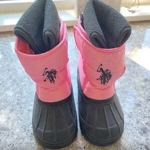 US POLO ASSOCIATION Summit Warm Pink Snow Boots 7